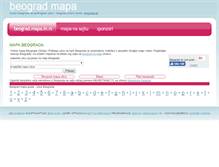 Tablet Screenshot of beograd.mapa.in.rs