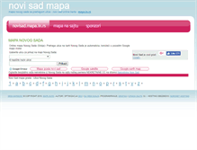 Tablet Screenshot of novisad.mapa.in.rs