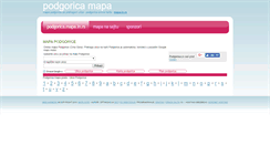 Desktop Screenshot of podgorica.mapa.in.rs