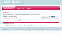 Tablet Screenshot of opatija.mapa.in.rs